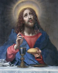 Cristo bendiciendo el pan